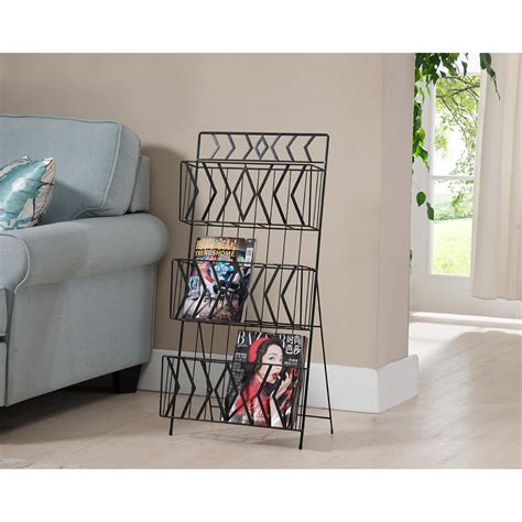 the metal house magazine rack|decorative metal magazine rack.